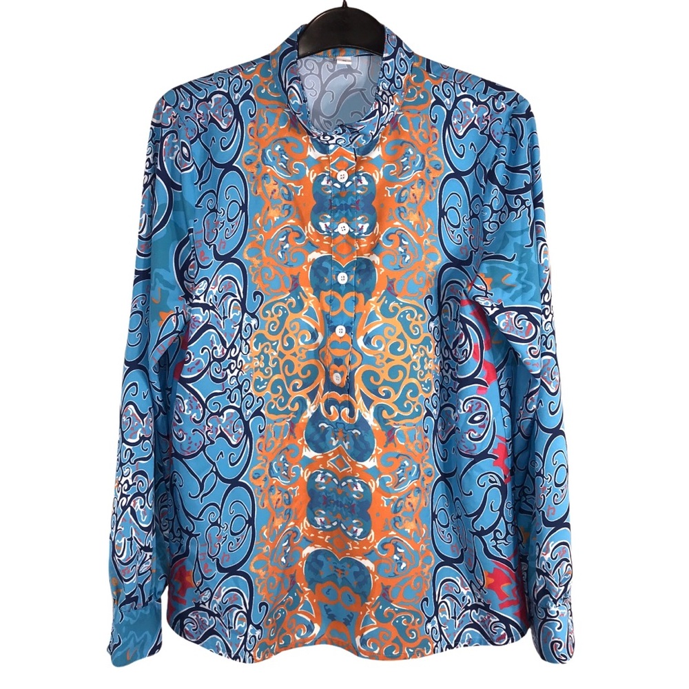 Trendy Boho Paisley Print Top